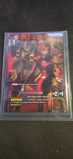 MARIDA CRUZ - GD01-093 R+ Alt Art GUNDAM TCG CARD GAME ENGLISH NEWTYPE RISING NM - Image 1