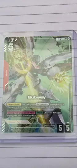 Qubeley LR+ (GD02-036) - Gundam Card Game - Dual Impact - Image 1