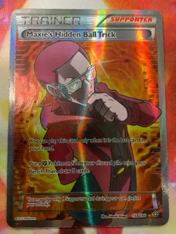 Maxie's Hidden Ball Trick Full Art 158/160 Primal Clash Pokemon Card TCG - Image 1
