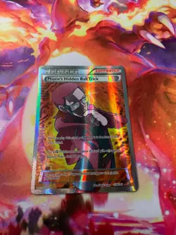 Maxie's Hidden Ball Trick Full Art 158/160 Primal Clash Pokemon Card TCG - Image 3