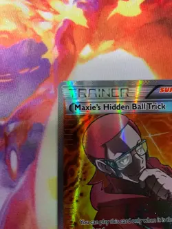 Maxie's Hidden Ball Trick Full Art 158/160 Primal Clash Pokemon Card TCG - Image 5
