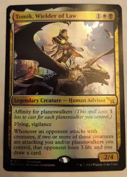 Tomik, Wielder of Law MKM Prerelease #431 Mythic Foil NM+ - Image 1