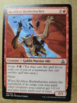 Reckless Bushwacker 116/184 Oath of the Gatewatch OGW MTG Magic LP BULK DISCOUNT - Image 1