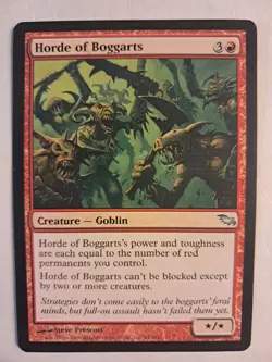 Horde of Boggarts [Shadowmoor] (94/301) MTG MAGIC LP/NM BULK DISCOUNT - Image 1