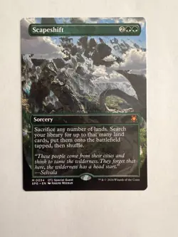 MTG Outlaws Thunder Junction | Scapeshift (Borderless) Special Guests Non-foil - Image 1