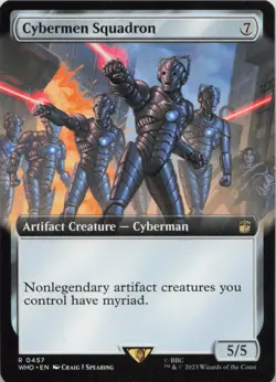 Cybermen Squadron (Extended Art) R Universes Beyond: Doctor Who 457 - LP MTG - Image 1