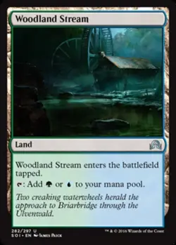 Woodland Stream PL/MP, English MTG Shadows Over Innistrad - Image 1