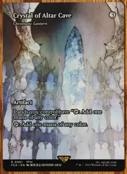 MTG Crystal of Altar Cave Chromatic Lantern Magic Final Fantasy NM/Mint - Image 1