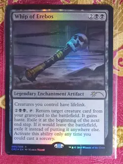 FOIL ALTERNATIVE ART Whip of Erebos Fate Reforged Magic The Gathering MTG - Image 1