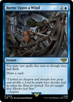 MTG The Lord Of The Rings Borne Upon a Wind x1 Rare NM/M - Image 1