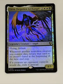 Liesa, Forgotten Archangel FOIL - INR - Rare - Magic MTG Pack Fresh - Image 1