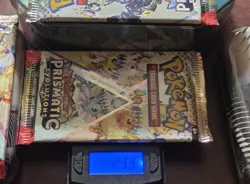2 Prismatic Evolutions Pokemon Booster packs 23.5g & 23.3g HEAVY!! GOD PACK!U!U - Image 1