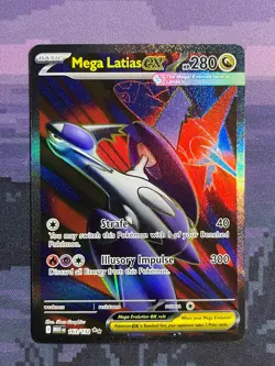 Mega Latias ex 163/132 Pokemon Mega Evolution Ultra Rare Near Mint - Image 1