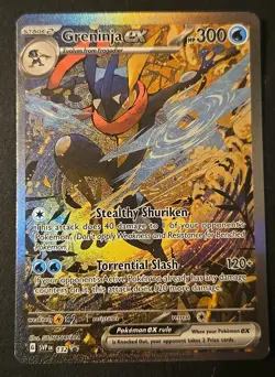 Pokemon TCG Greninja ex 132 Scarlet and Violet Promo - Shrouded Fable - Image 1