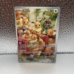 Pokemon Eevee - 188/167 SV06: Twilight Masquerade (TWM) | NM | Illustration Rare - Image 1