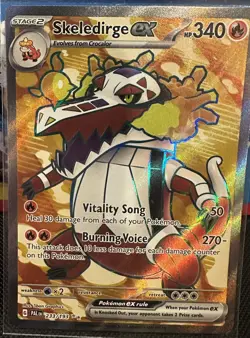 Pokemon Skeledirge ex 233/193 - Sv02: Paldea Evolved Holo - Image 1