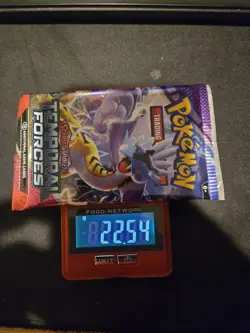 22.54g HEAVY - Pokemon TCG S&V Temporal Forces Booster Pack Sealed - Image 1