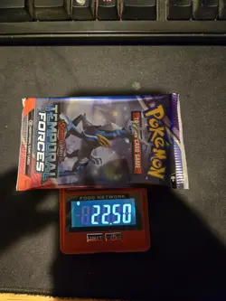 22.50g HEAVY - Pokemon TCG S&V Temporal Forces Booster Pack Sealed - Image 1