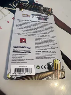 POKEMON SUN MOON FORBIDDEN LIGHT BLISTER BOOSTER PACK NEW ROCKRUFF - Image 3
