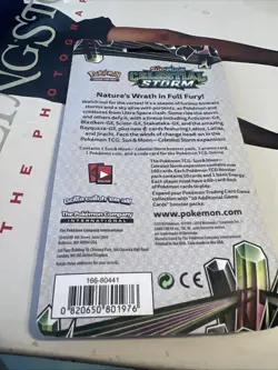 Pokemon Sun & Moon Celestial Storm Checklane Blister Set Tapu Bulu new 820650801976 - Image 4