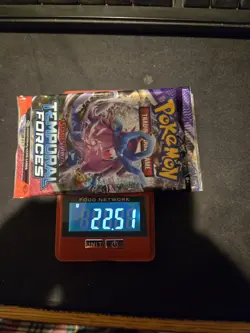 22.51g HEAVY - Pokemon TCG S&V Temporal Forces Booster Pack Sealed - Image 1