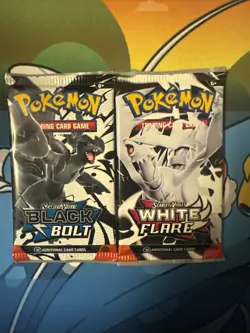 Pokemon TCG: Scarlet & Violet Black Bolt White Flare Booster Packs X2 Ships Fast - Image 1