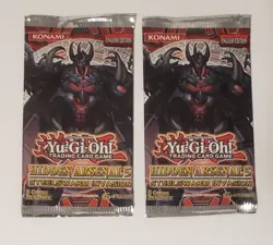 LOT OF 2 YuGiOh Hidden Arsenal 5 Steelswarm Invasion Sealed Packs 1ST EDITION - Image 1