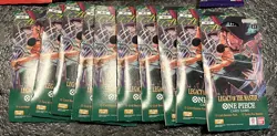 10x One Piece OP-12 Legacy of the Master Sleeved Booster Packs English Blister - Image 1