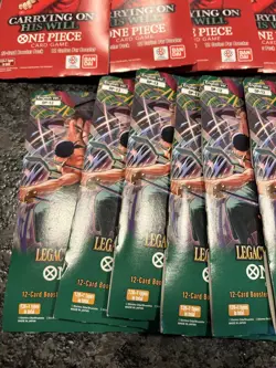 10x One Piece OP-12 Legacy of the Master Sleeved Booster Packs English Blister - Image 2