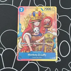 One Piece TCG - Monkey.D.Luffy P-043 (2nd Anniversary Stamped Promo) - English - Image 2