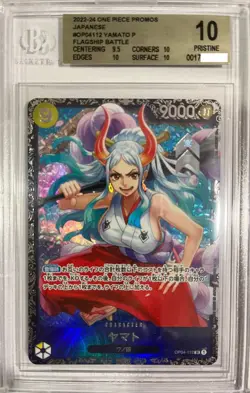 BGS 10 PRISTINE One Piece Yamato Flagship Top 8 Promo Japanese - Image 1