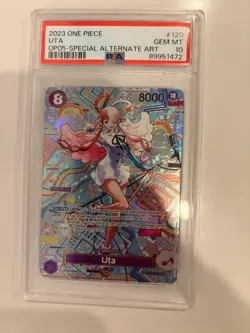 One Piece Awakening Of The New Era OP05 Uta Special Alt Art SP PSA 10 English - Image 1