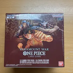 One Piece OP-02 Paramount War Booster Box English Sealed New - Image 2