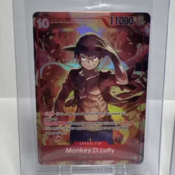 TWO Monkey.D.Luffy (Treasure Booster Set) ST10-006 One Piece Promo Card Sealed! - Image 2