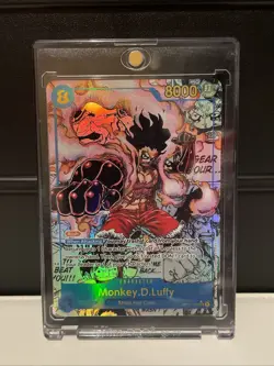 One Piece TCG. English, Monkey D Luffy OP11-118 SEC Manga Comic Parallel - Image 1