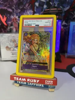 Nami PRB02-012 Alternate Art One Piece The Best Volume 2 PSA 10 - Image 1