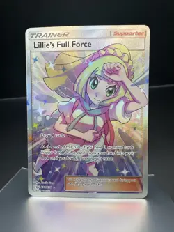 Lillie's Full Force (Full Art) 230/236 SM - Cosmic Eclipse Pokemon Card NM - Image 1