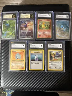 CGC GRADED LOT POKEMON CARDS 2 Pristine, 2 CGC 10’s And 3 CGC 7’s 🔥 - Image 1