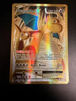 Dragonite EX 106/108 Textured Full Art Evolutions Pokemon Card NM - Image 2
