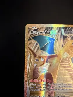 Dragonite EX 106/108 Textured Full Art Evolutions Pokemon Card NM - Image 4