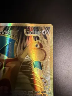 Dragonite EX 106/108 Textured Full Art Evolutions Pokemon Card NM - Image 5