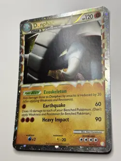 Donphan Prime 107/123 HGSS HeartGold Soulsilver Holo 2010 Pokemon TCG Card LP-MP - Image 3