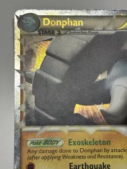 Donphan Prime 107/123 HGSS HeartGold Soulsilver Holo 2010 Pokemon TCG Card LP-MP - Image 5