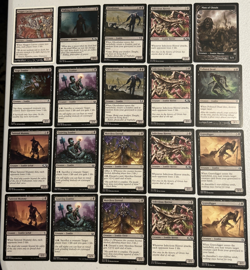 MTG 40-Card Deck Pack - Mono Black Zombie Lifedrain & Life Loss | Just Add Lands - Image 3