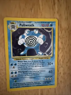 Poliwrath Holo Pokemon 13/102 Base Set Hologram Single Card Unused - Image 3