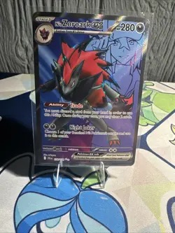 Pokemon TCG N's Zoroark EX Holo Ultra Rare Card 175/159 Journey Together NM - Image 1