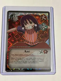 Naruto 015 - Ami - Diamond Foil - Near Mint Card - Image 1
