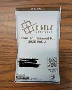 Gundam Trading Card Game Kit-02 Store Tournament Kit New Sealed English - Image 1