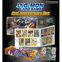 SEALED ENGLISH DIGIMON CARD GAME 2ND ANNIVERSARY SET [PB-12E] - Image 1