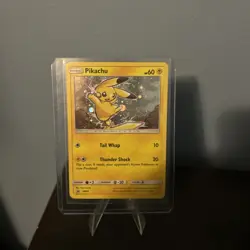 Pikachu SM98 Black Star Holo Promo Card Sun and Moon Nm - Image 1